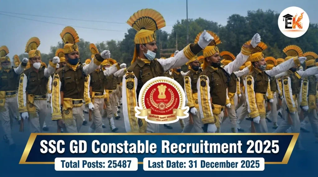 SSC GD Vacancy 2026 Notification Out: Apply For 25,487 Posts